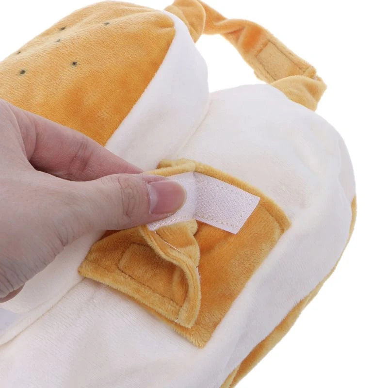 Pet Costume Hot Dog Design Cotton Plush Adjustable Fit