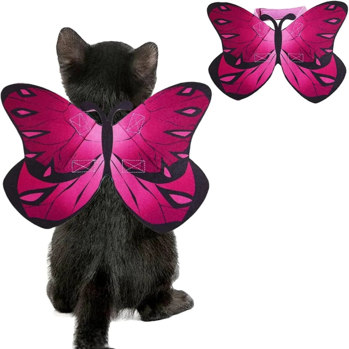 Pet Costume Wings Lightweight Felt Adjustable Straps