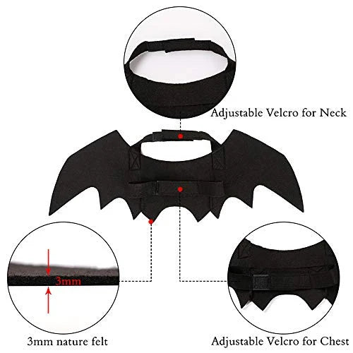 Pet Costume Wings Lightweight Felt Adjustable Straps