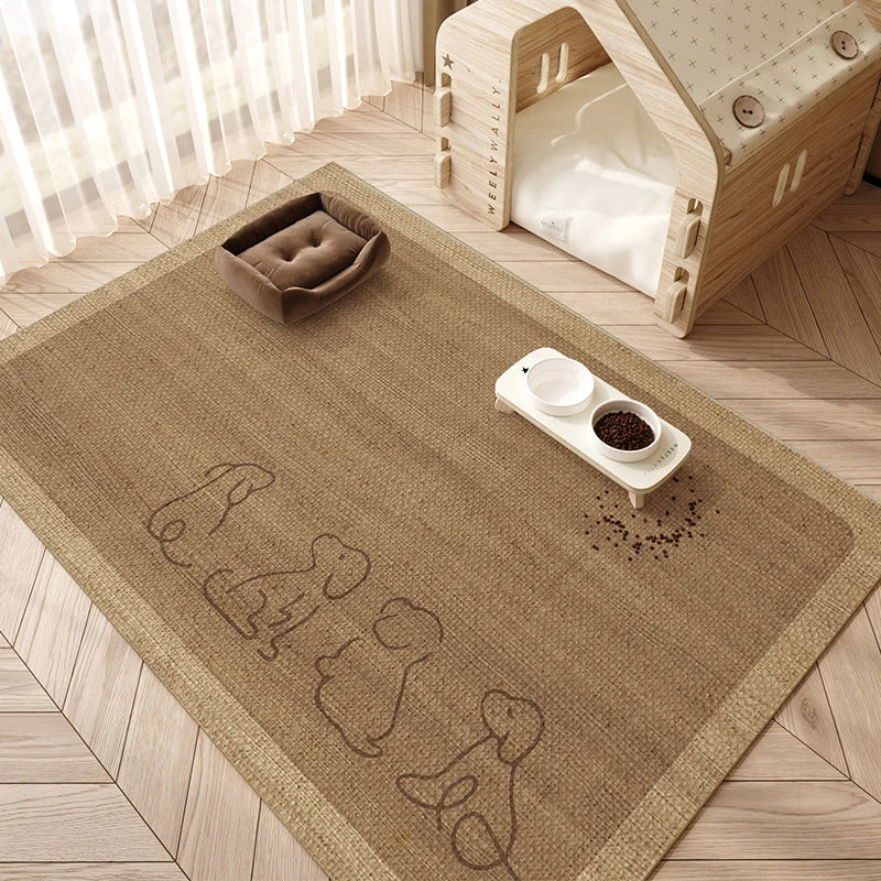 Pet Feeding Mat Non-Slip Machine-Washable Surface