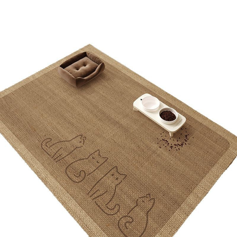 Pet Feeding Mat Non-Slip Machine-Washable Surface