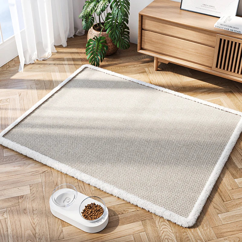 Pet Feeding Mat Soft Textured Non-Slip Easy-Clean