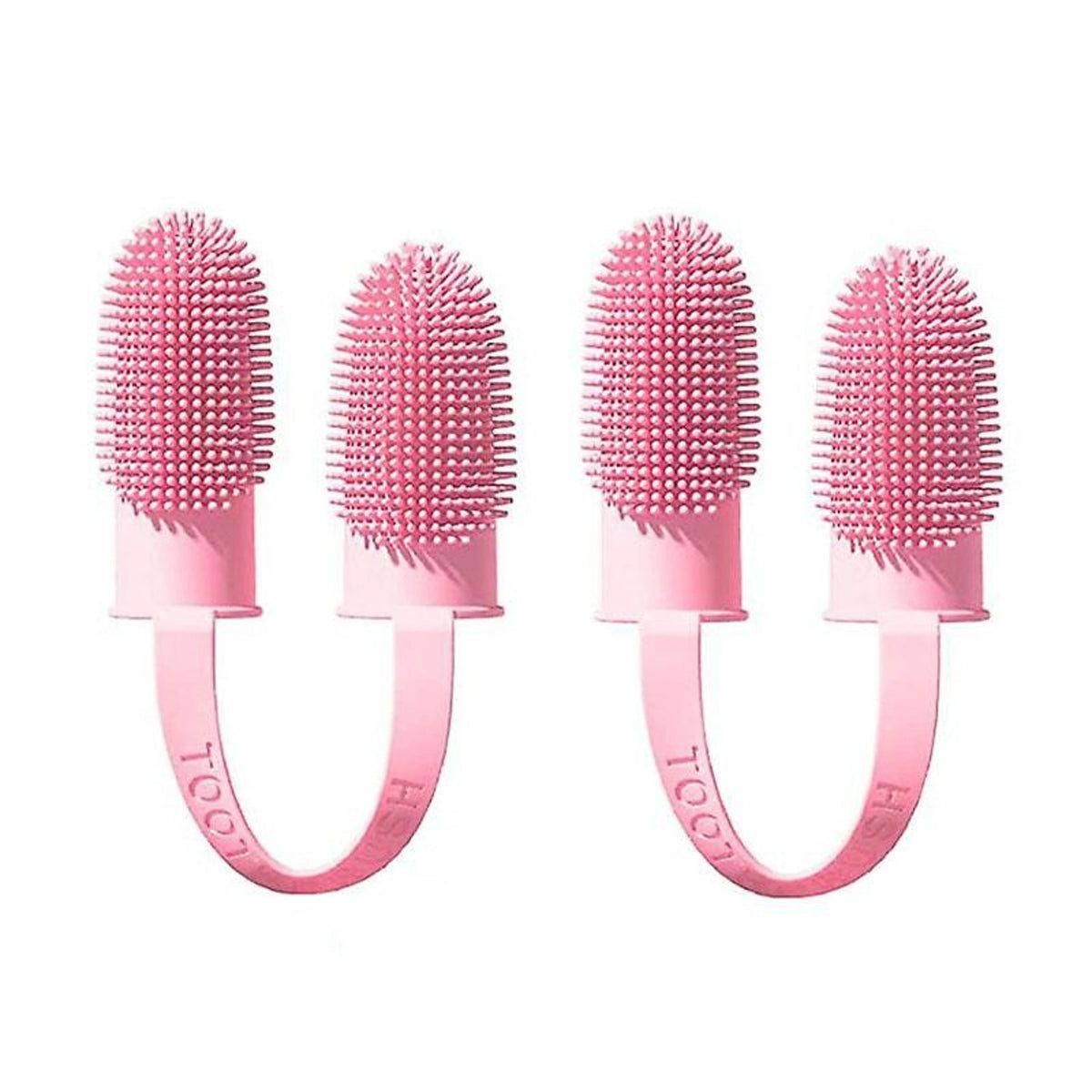 Pet Finger Toothbrush Dual-Finger 800+ Soft Bristles