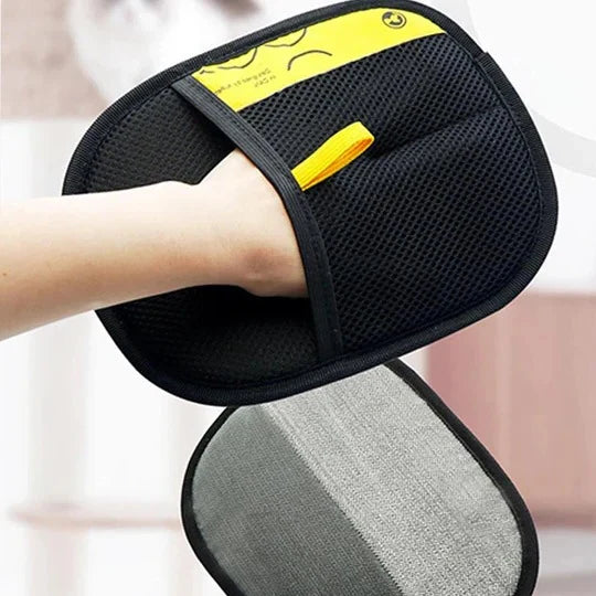 Pet Grooming Gloves Double-Sided Hair Removal Dry & Bath Use