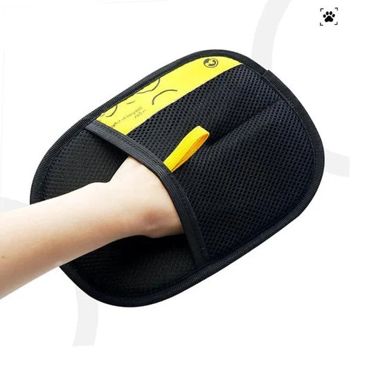 Pet Grooming Gloves Double-Sided Hair Removal Dry & Bath Use
