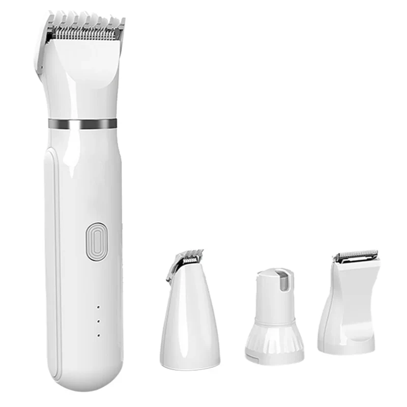 Pet Grooming Trimmer 4-in-1 Quiet Cordless USB Charging