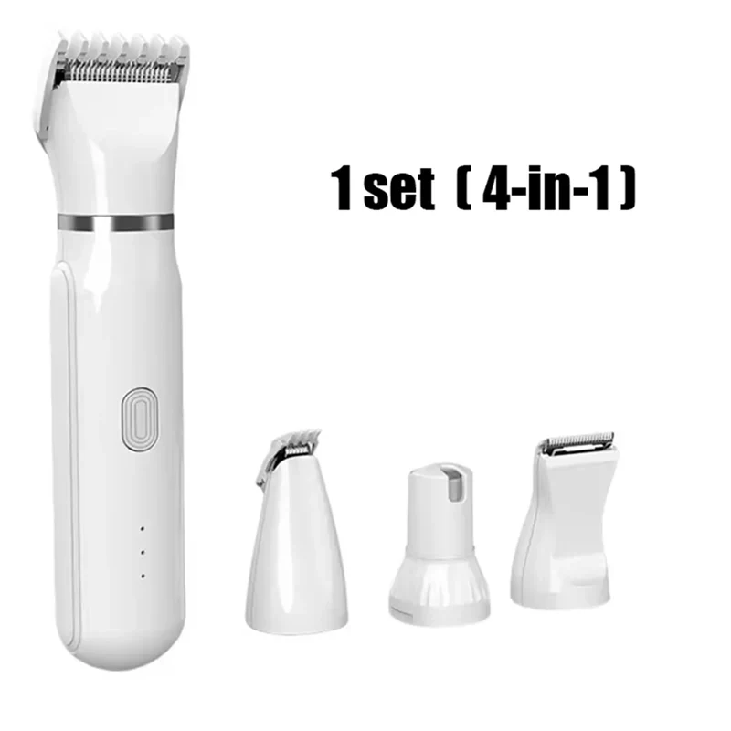 Pet Grooming Trimmer 4-in-1 Quiet Cordless USB Charging