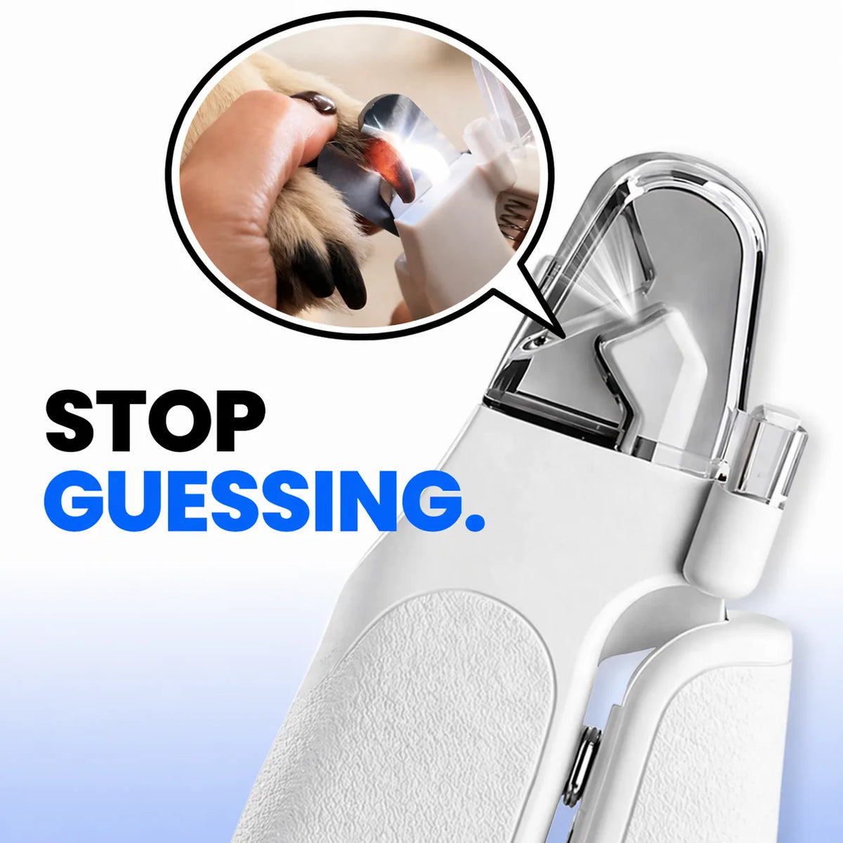 Pet Nail Clipper & Grinder 2-In-1 LED Rechargeable