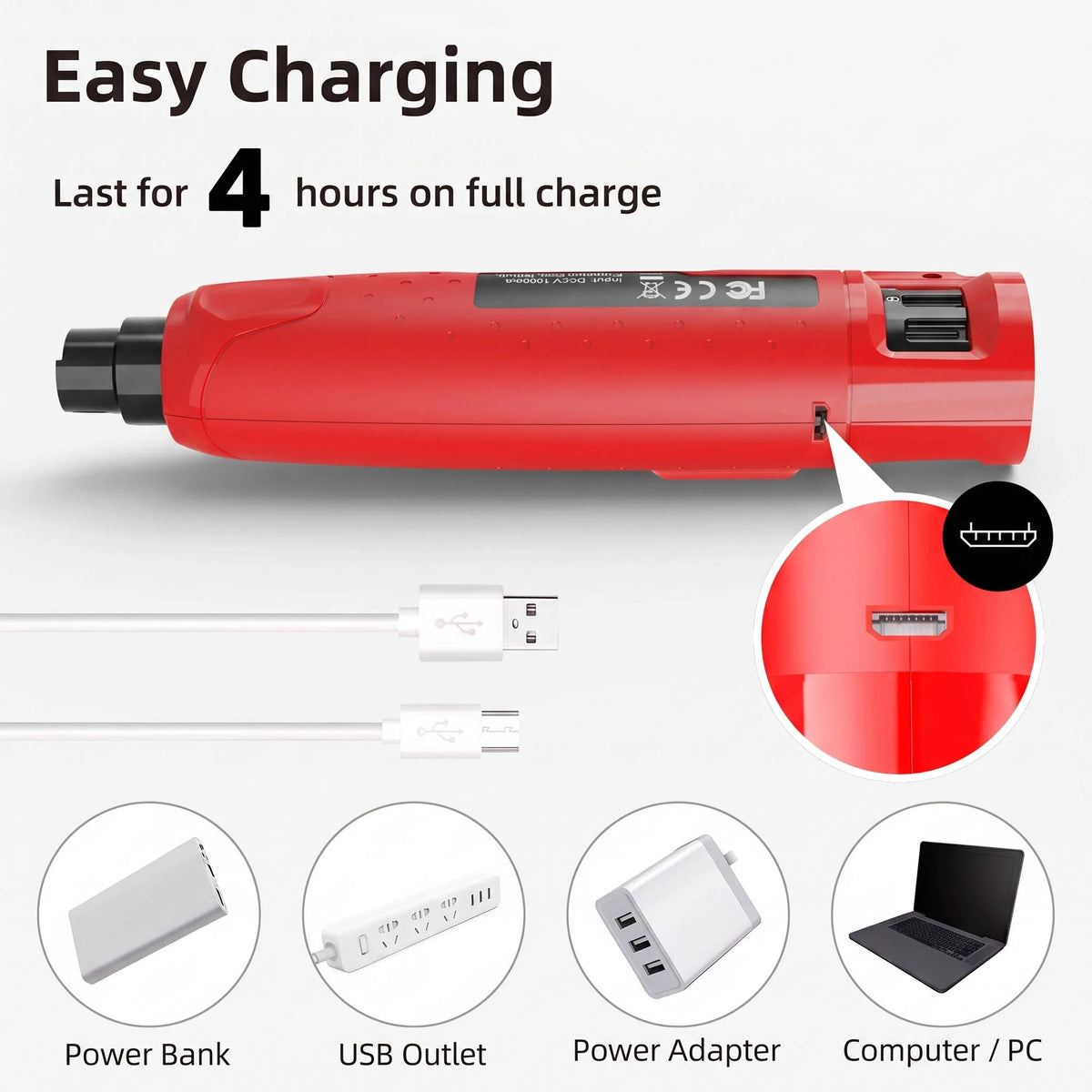 Pet Nail Grinder Dual LED Dustproof Low-Noise