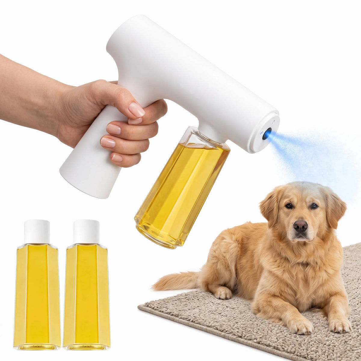 Pet Odor Eliminator Spray Kit Plant-Based Nano Mist