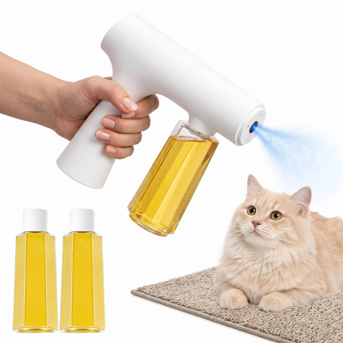 Pet Odor Eliminator Spray Kit Plant-Based Nano Mist