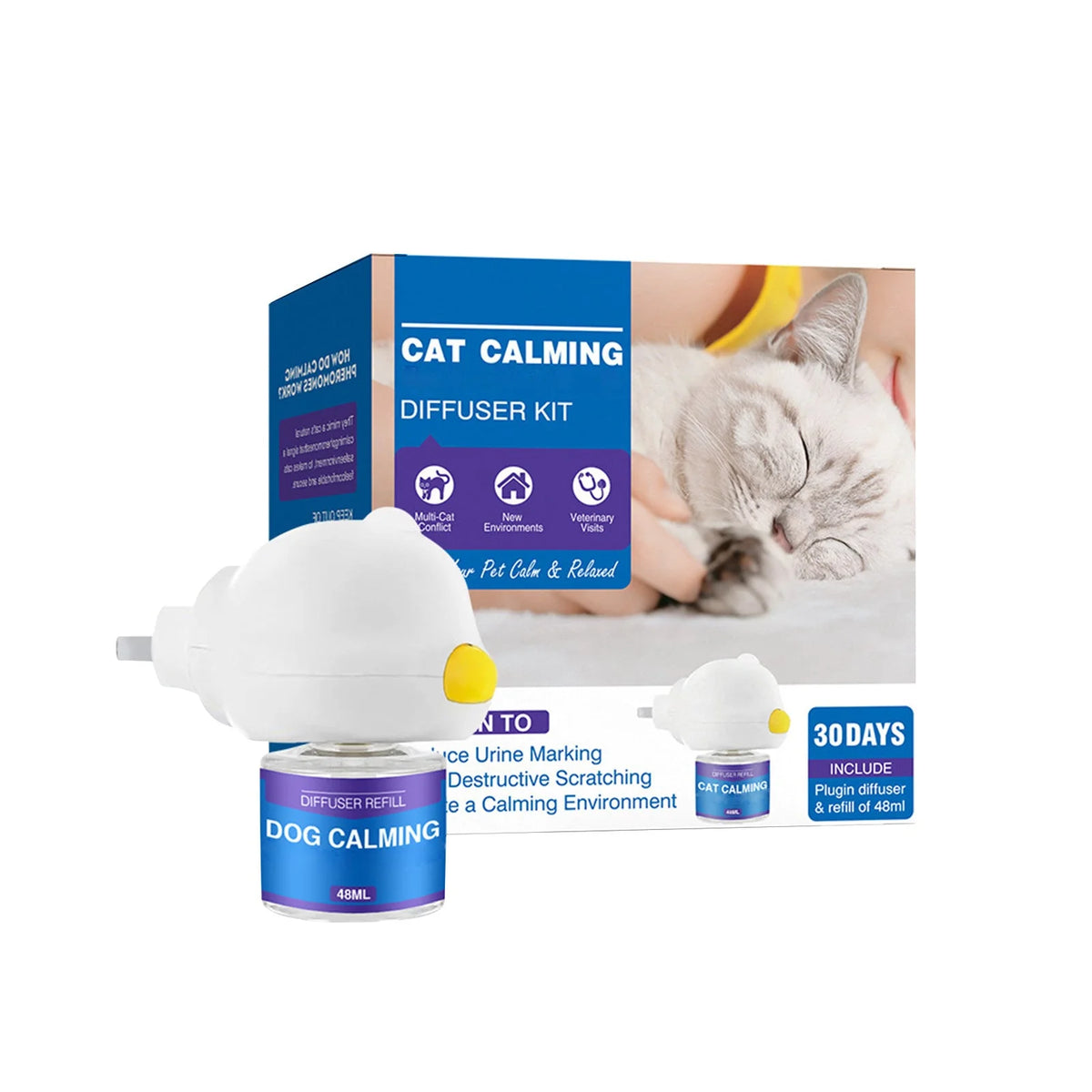 Pet Pheromone Diffuser Plug-In 60-Day Refill Supply