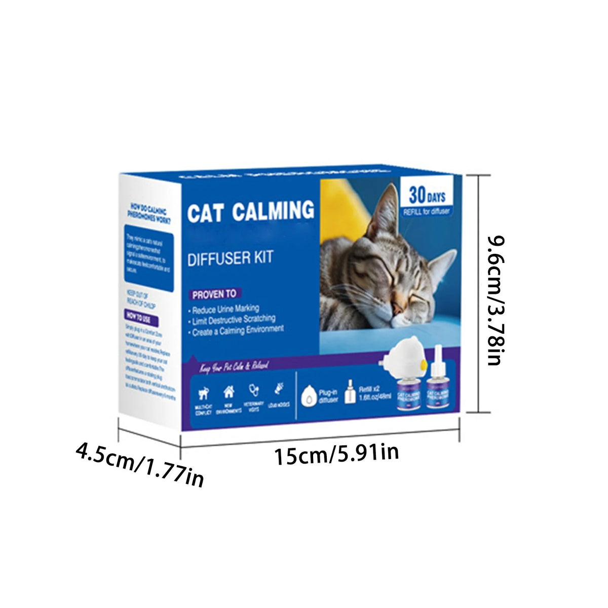 Pet Pheromone Diffuser Plug-In 60-Day Refill Supply