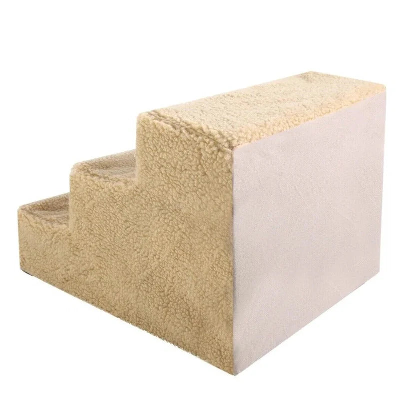 Pet Stairs Three-Step Removable Washable Fleece Cover
