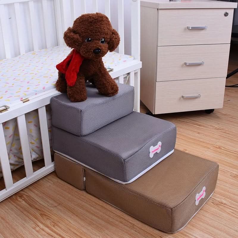 Pet Stairs Two-Step Soft Padded Non-Slip
