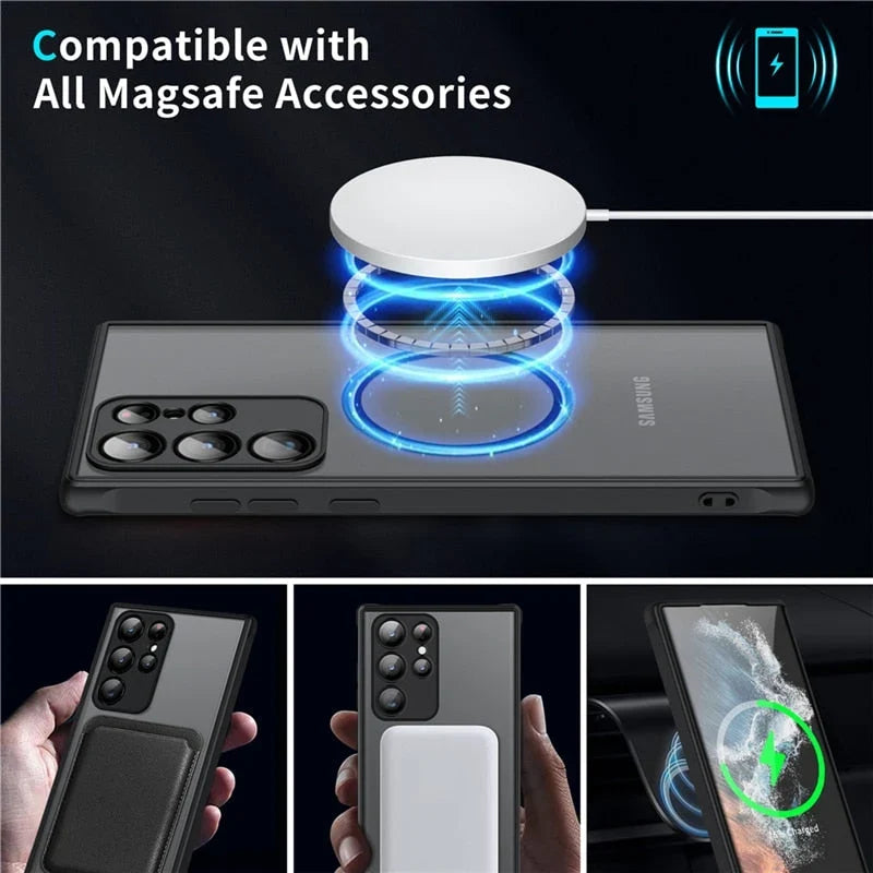Phone Case Magnetic Slim Shock-Resistant TPU Frame