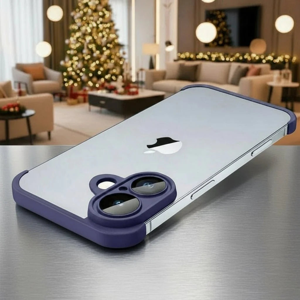 Phone Case Shock-Resistant Raised Screen & Camera Edges