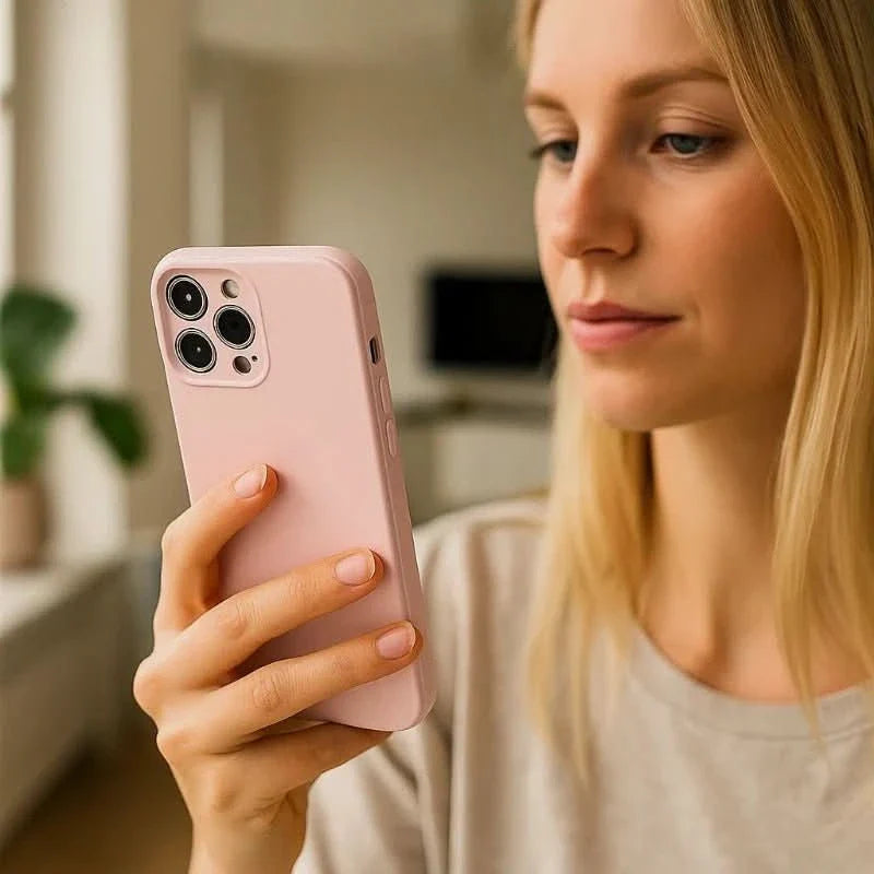 Phone Case Slim Shock-Absorbing Soft-Touch Grip