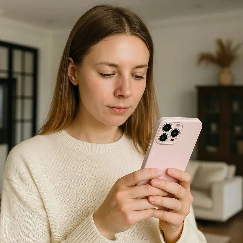 Phone Case Slim Shock-Absorbing Soft-Touch Grip