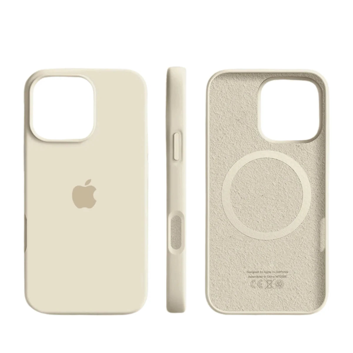 Phone Case Slim Silicone Magnetic Wireless Charging