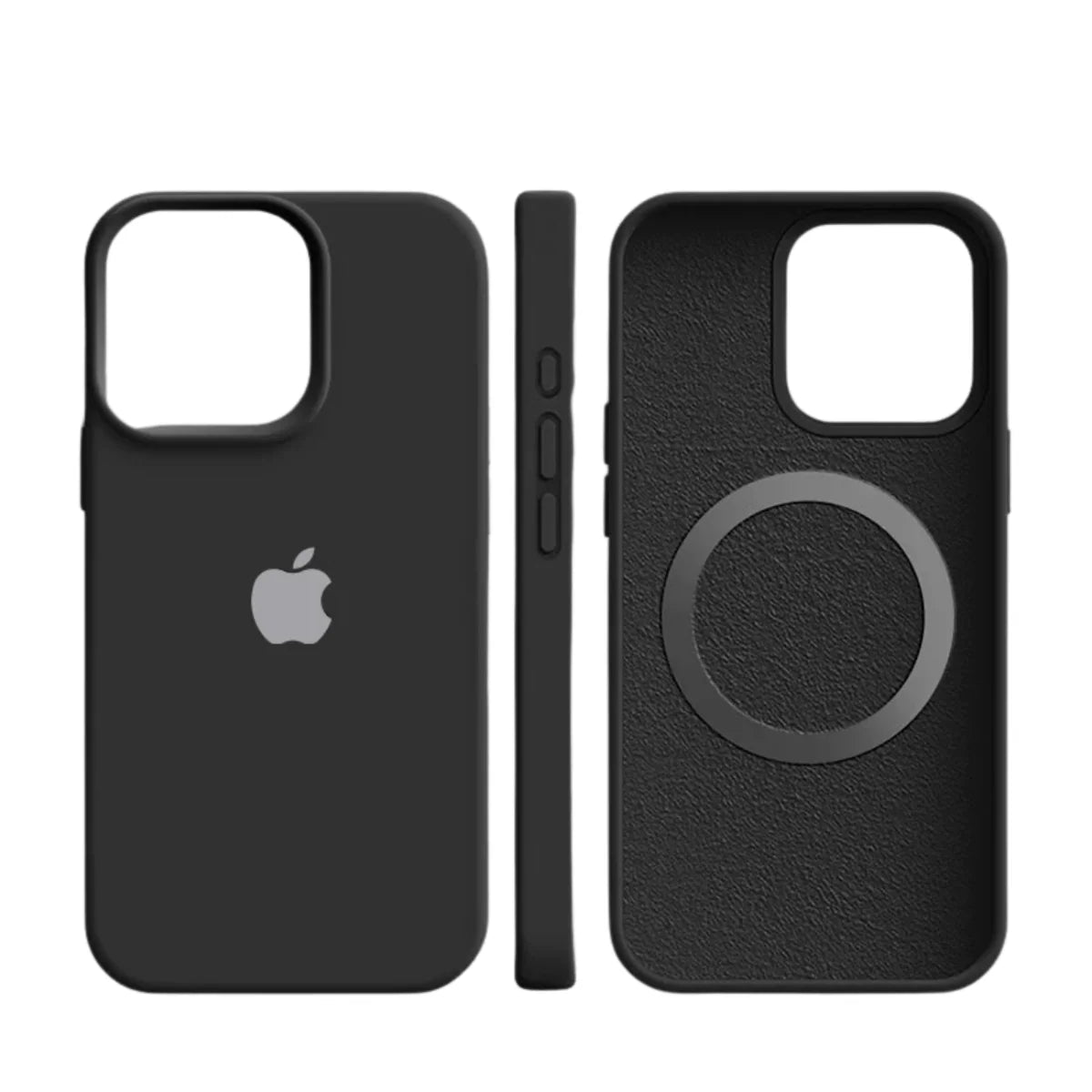 Phone Case Slim Silicone Magnetic Wireless Charging