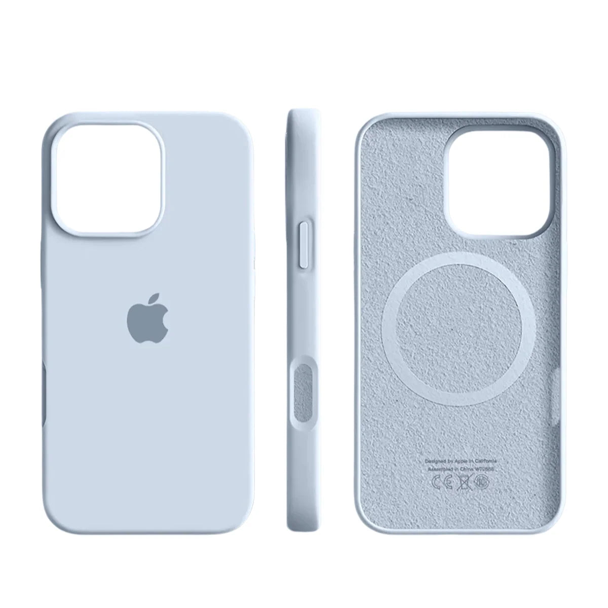 Phone Case Slim Silicone Magnetic Wireless Charging