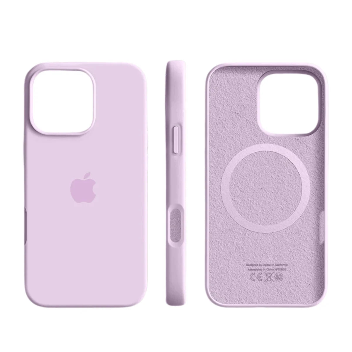 Phone Case Slim Silicone Magnetic Wireless Charging