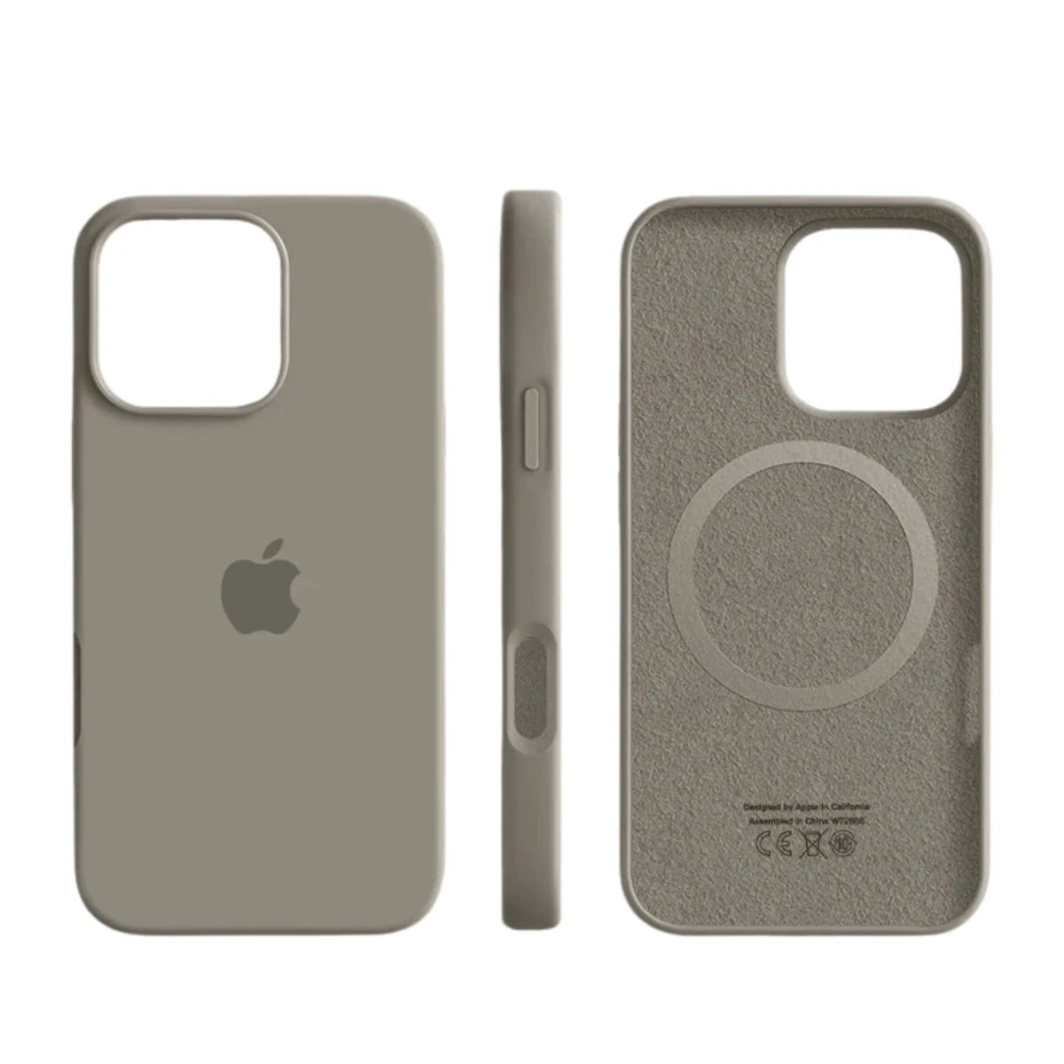 Phone Case Slim Silicone Magnetic Wireless Charging