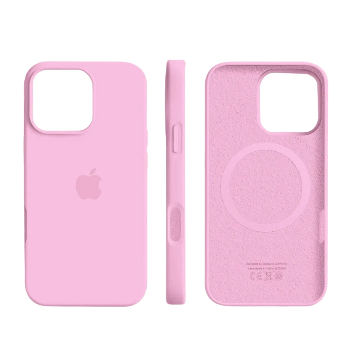 Phone Case Slim Silicone Magnetic Wireless Charging