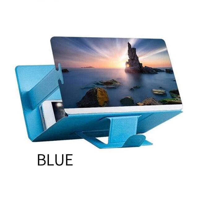 Phone Screen Magnifier Foldable Universal Stand 2–4× Magnification No Power Required