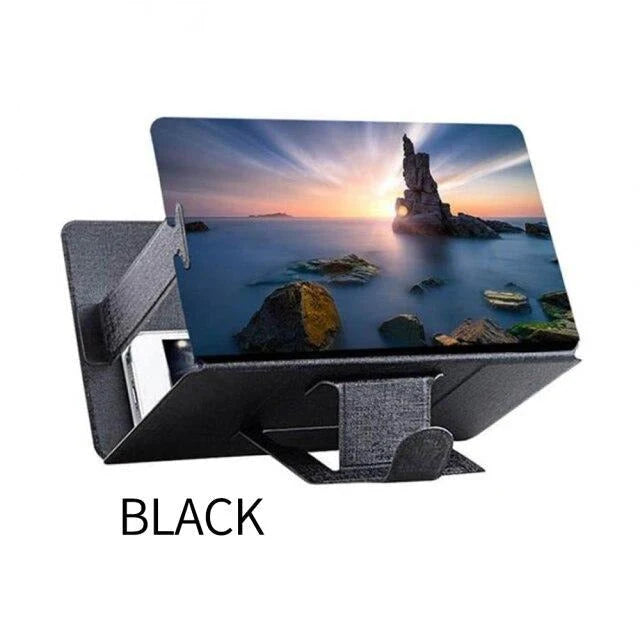 Phone Screen Magnifier Foldable Universal Stand 2–4× Magnification No Power Required