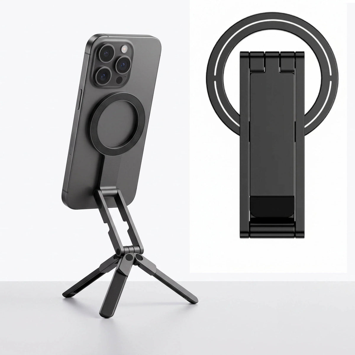 Phone Tripod Magnetic Foldable 360° Rotating