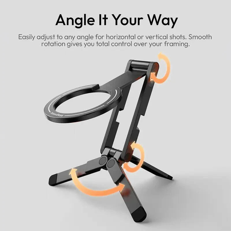 Phone Tripod Magnetic Foldable 360° Rotating