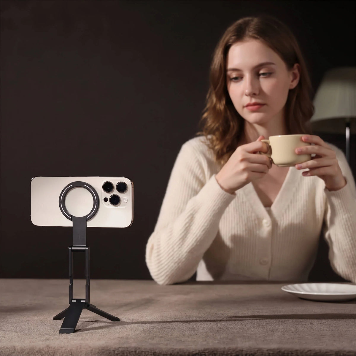 Phone Tripod Magnetic Foldable 360° Rotating