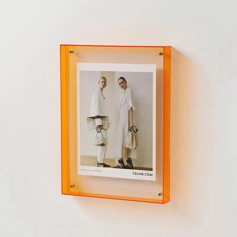 Photo Frame Transparent Acrylic Floating Photo Effect
