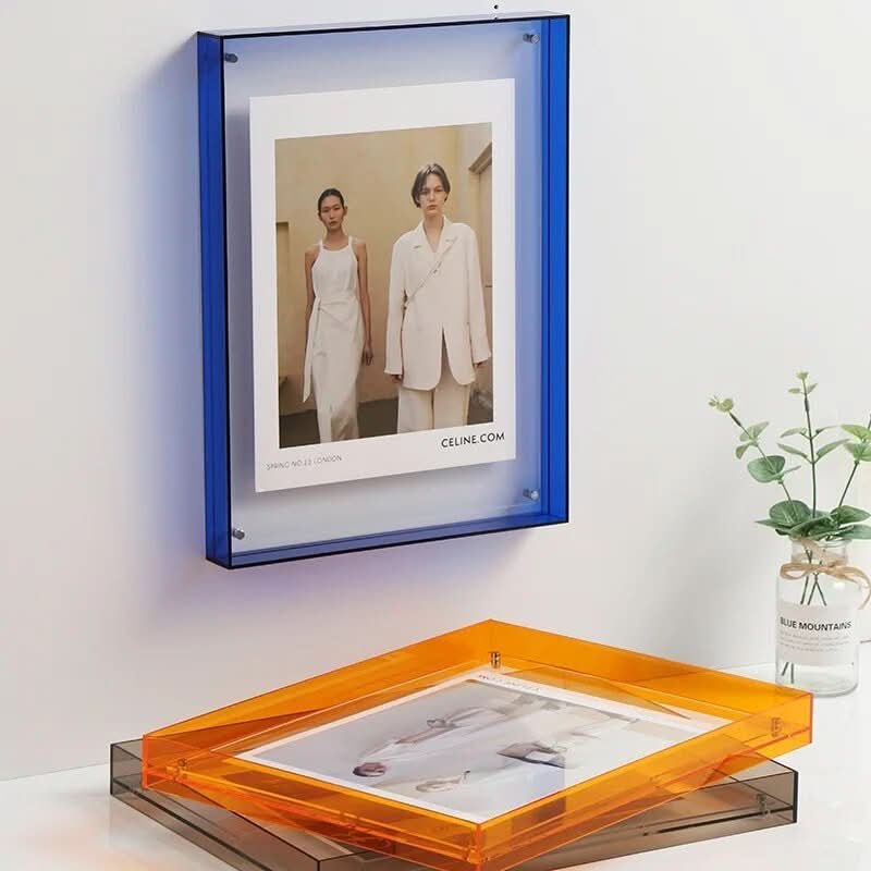 Photo Frame Transparent Acrylic Floating Photo Effect