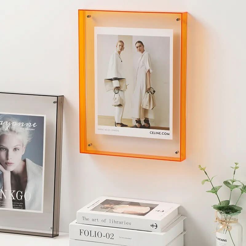 Photo Frame Transparent Acrylic Floating Photo Effect