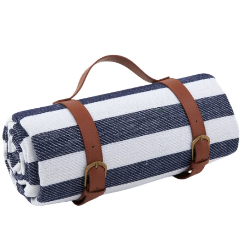 Picnic Blanket Waterproof PEVA Backing Foldable Lightweight Design