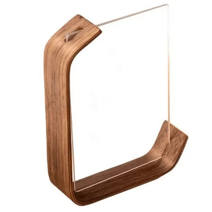 Picture Frame Double-Sided Wood & Acrylic Tabletop Display