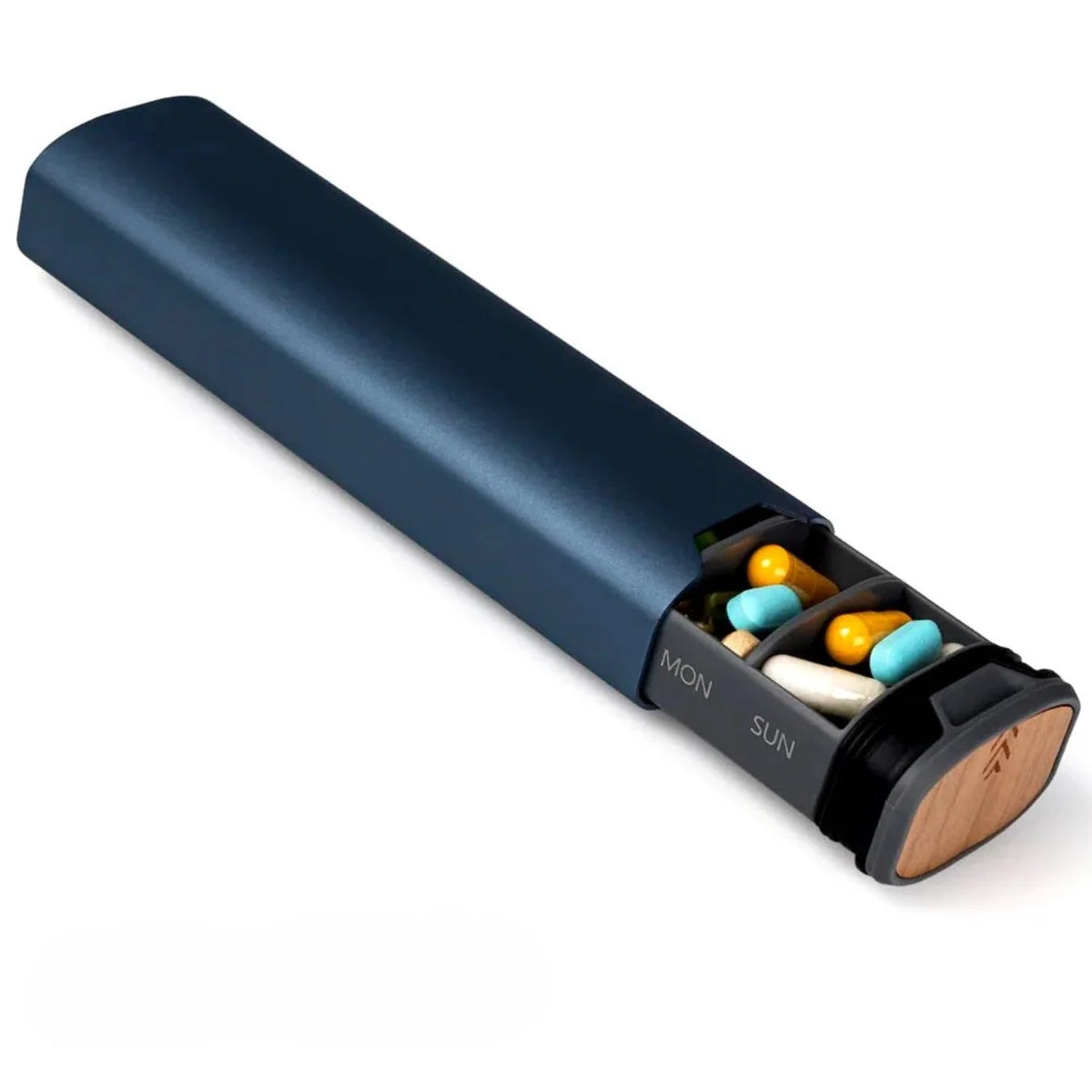 Pill Organizer 7 Daily Compartments Leak-Proof & Moisture-Resistant