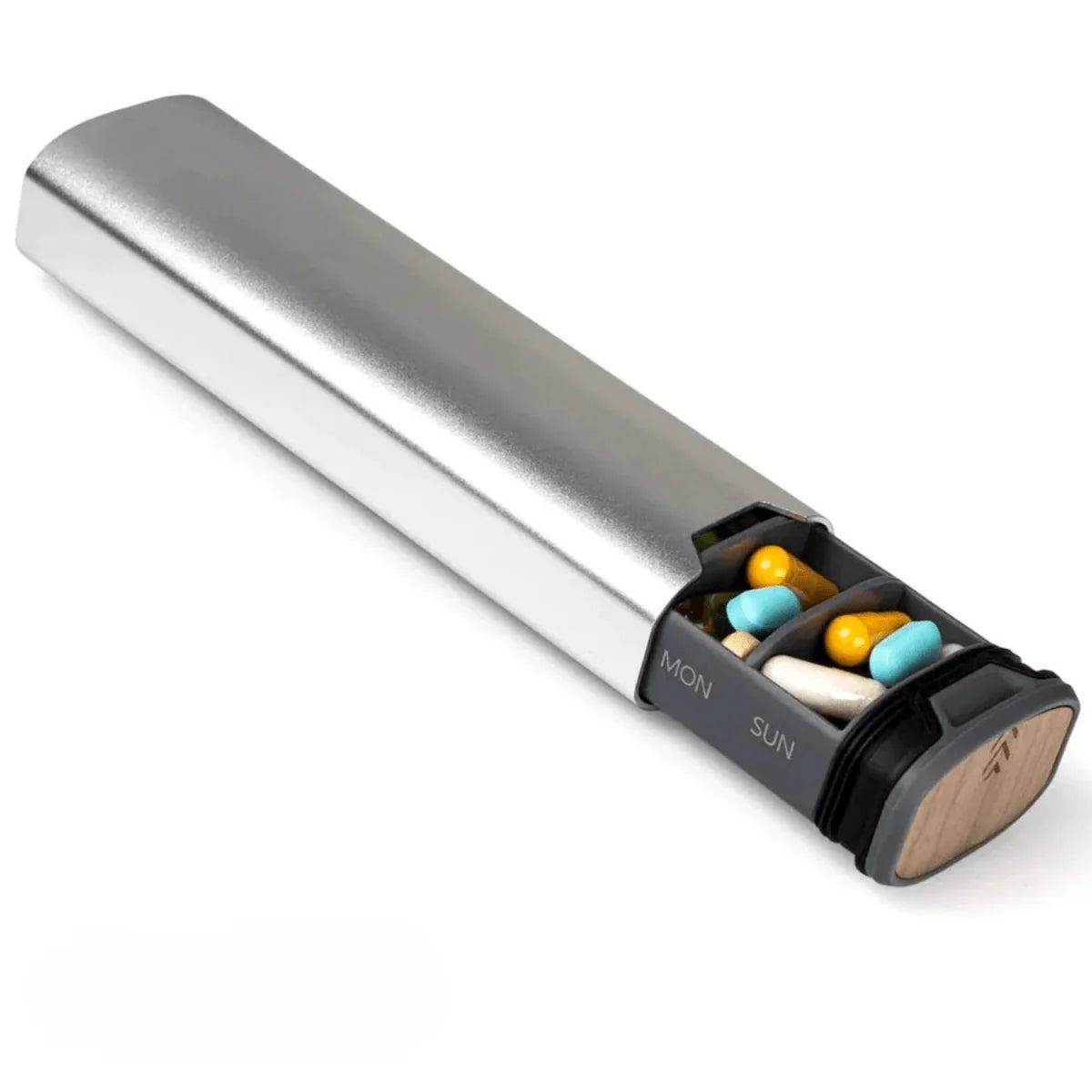 Pill Organizer 7 Daily Compartments Leak-Proof & Moisture-Resistant