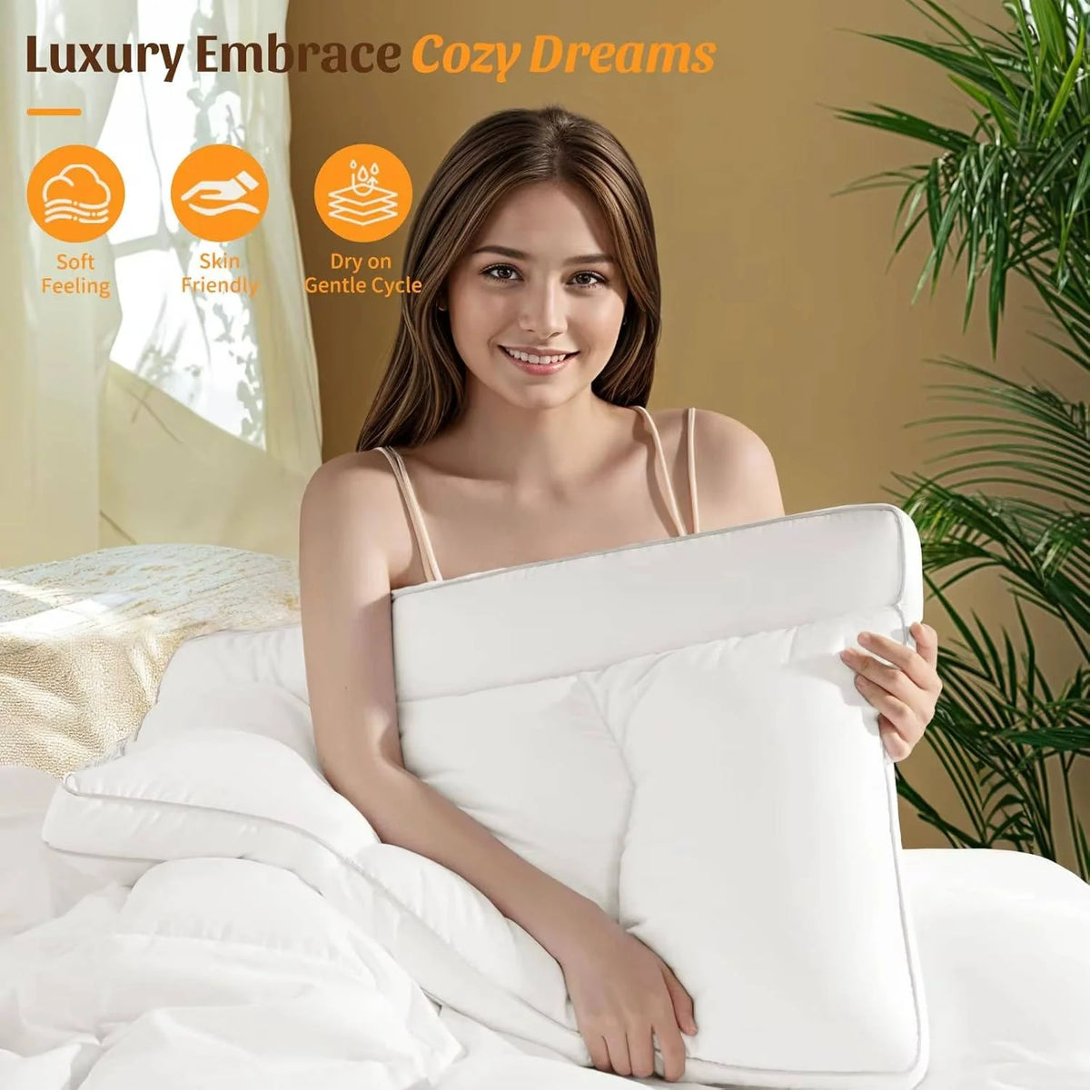 Pillow 5-Zone Ergonomic Support Machine-Washable