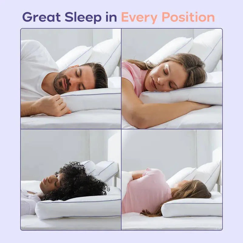 Pillow 5-Zone Ergonomic Support Machine-Washable