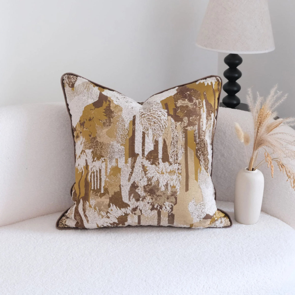 Pillow Cover Animal Print Soft Removable Fabric