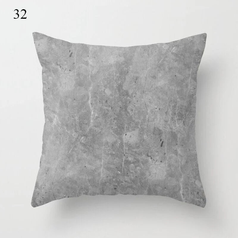 Pillow Cover Polyester Abstract Art Hidden Zipper 18-Inch Square