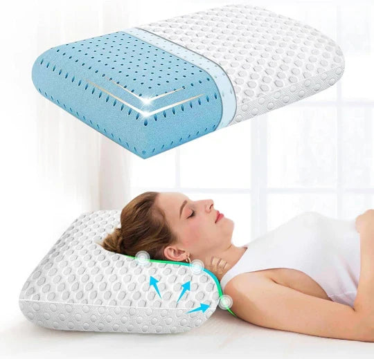 Pillow Gel-Infused Memory Foam Dual-Sided Cooling Comfort