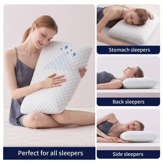 Pillow Gel-Infused Memory Foam Dual-Sided Cooling Comfort