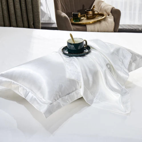 Pillowcase Mulberry Silk Blend Cooling Hypoallergenic