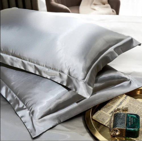 Pillowcase Mulberry Silk Blend Cooling Hypoallergenic