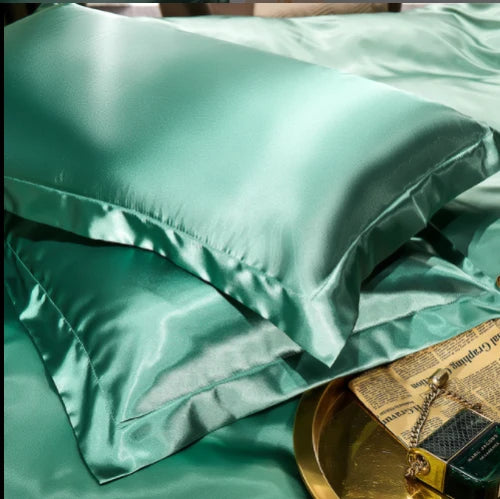 Pillowcase Mulberry Silk Blend Cooling Hypoallergenic